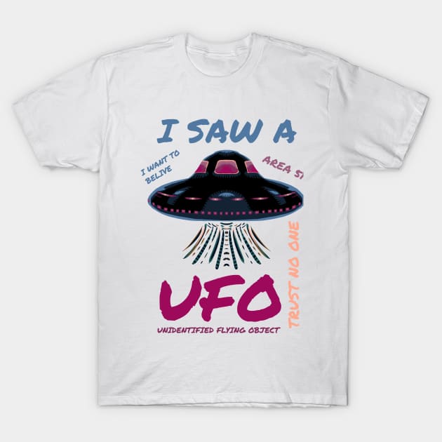 UFO T-Shirt by miadrawing